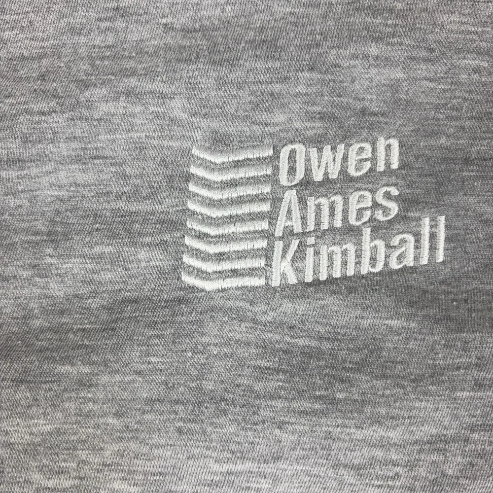 Carhartt Force Shirt Mens L Gray Long Sleeve Pocket Owen Ames Kimball Tee